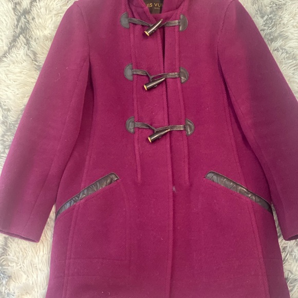 Louis Vuitton wool Jacket leather trim size 38 - Picture 2 of 15